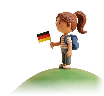 Zara with German Flag