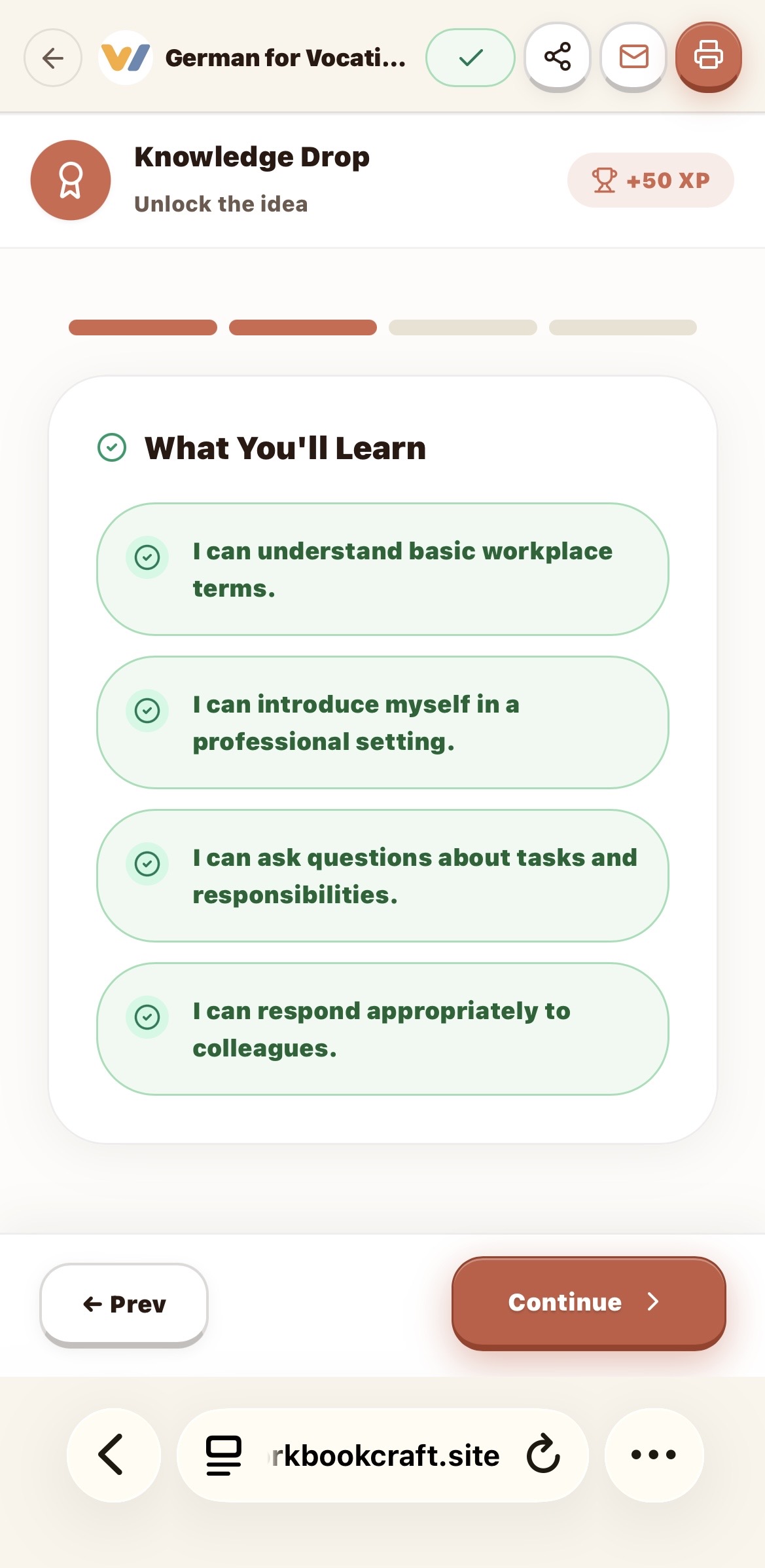 Learning objectives & roadmap